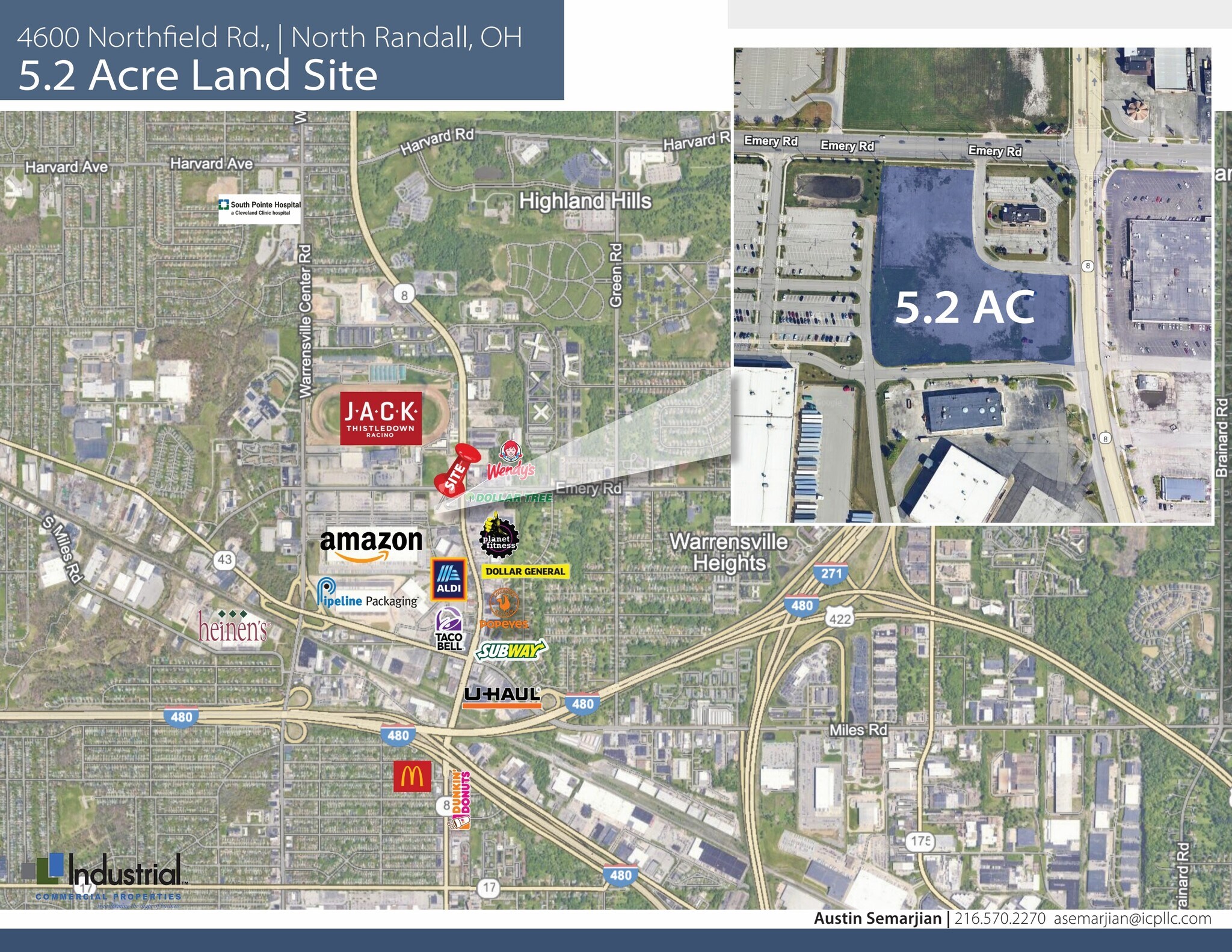 4600 Northfield Rd, North Randall, OH à louer Photo principale– Image 1 sur 2