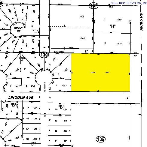 1801 Hicks Rd, Rolling Meadows, IL à vendre - Plan cadastral – Image 2 sur 11