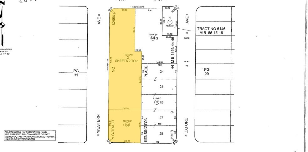 3785 Wilshire Blvd, Los Angeles, CA à louer - Plan cadastral – Image 2 sur 7