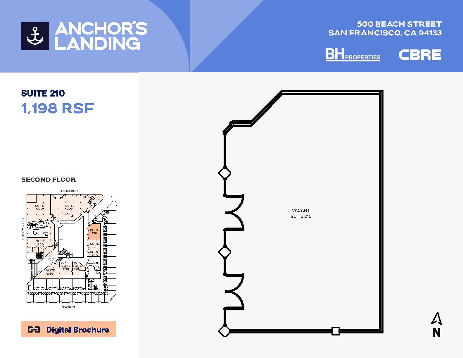 333 Jefferson St, San Francisco, CA à louer Plan d’étage– Image 1 sur 1