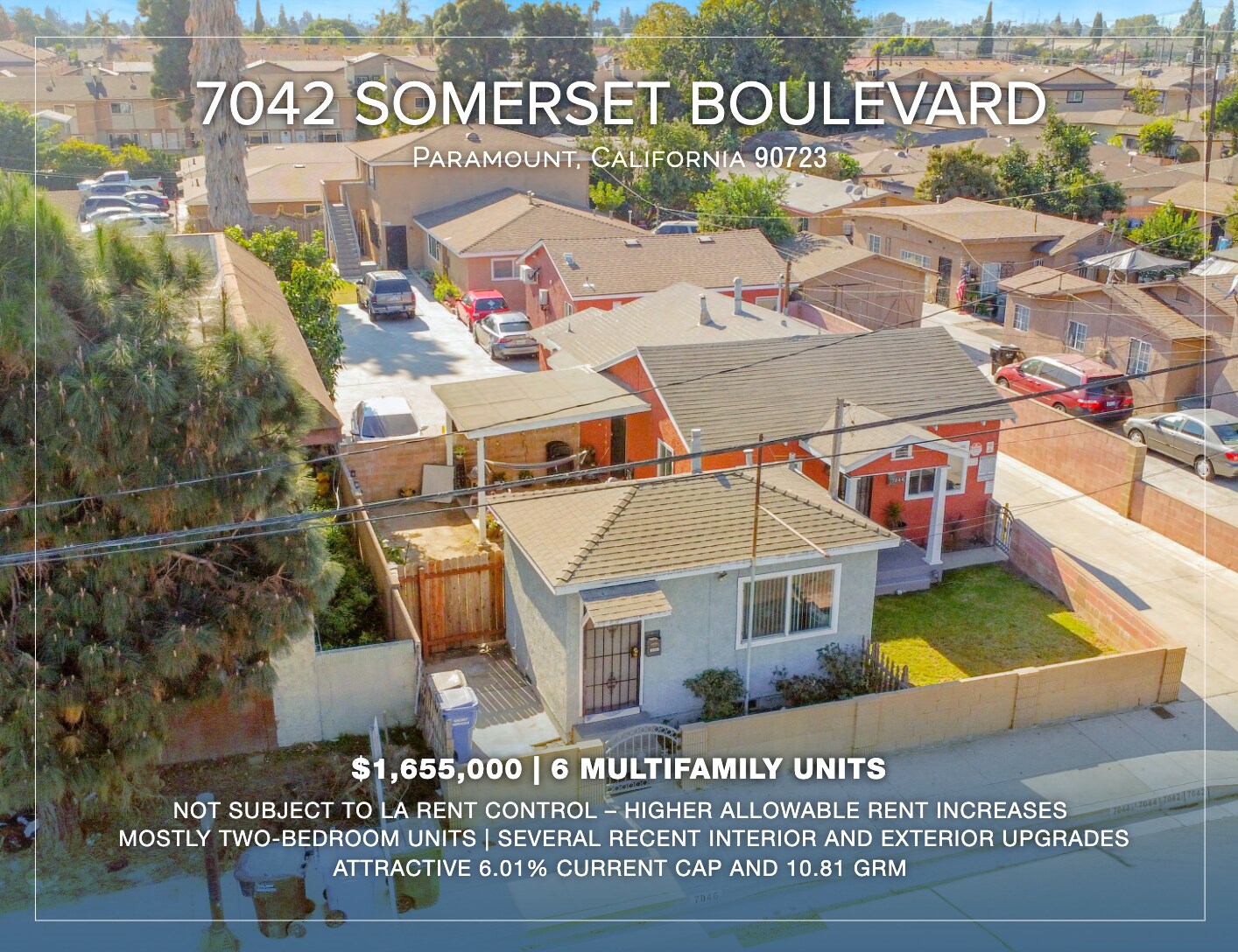 7042 Somerset Blvd, Paramount, CA à vendre Photo de l’immeuble– Image 1 sur 21