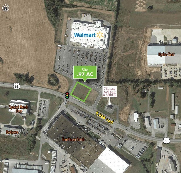 1500 US Highway 62 W, Princeton, KY à vendre - Aérien – Image 2 sur 2