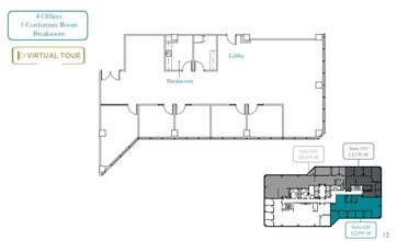 1 Almaden Blvd, San Jose, CA à louer Plan d’étage– Image 1 sur 1