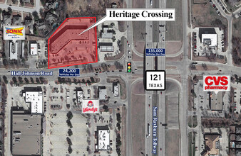 2140 Hall Johnson Rd, Grapevine, TX - VUE AÉRIENNE  vue de carte