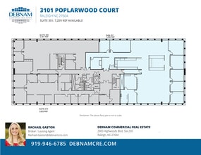 3101 Poplarwood Ct, Raleigh, NC à louer Plan d’étage– Image 1 sur 1