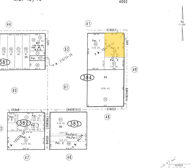 1810 S Vineyard Ave, Ontario, CA à louer - Plan cadastral – Image 2 sur 6