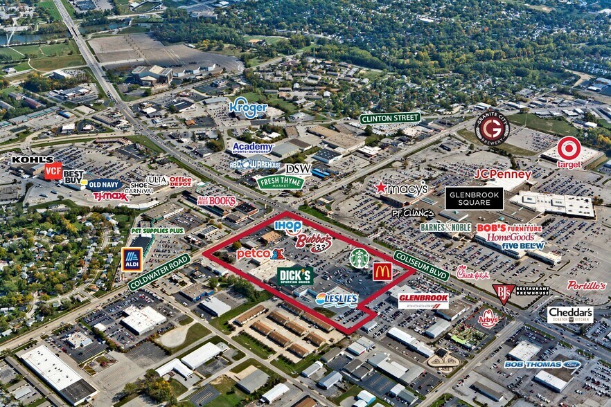 309 E Coliseum Blvd, Fort Wayne, IN à louer - Aérien – Image 3 sur 9
