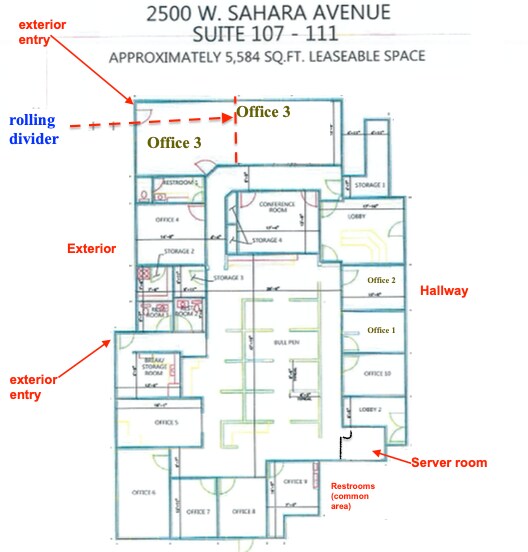 2500 W Sahara Ave, Las Vegas, NV à louer - Photo de l’immeuble – Image 3 sur 8