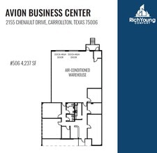 2155 Chenault Dr, Carrollton, TX à louer Plan d’étage– Image 1 sur 1