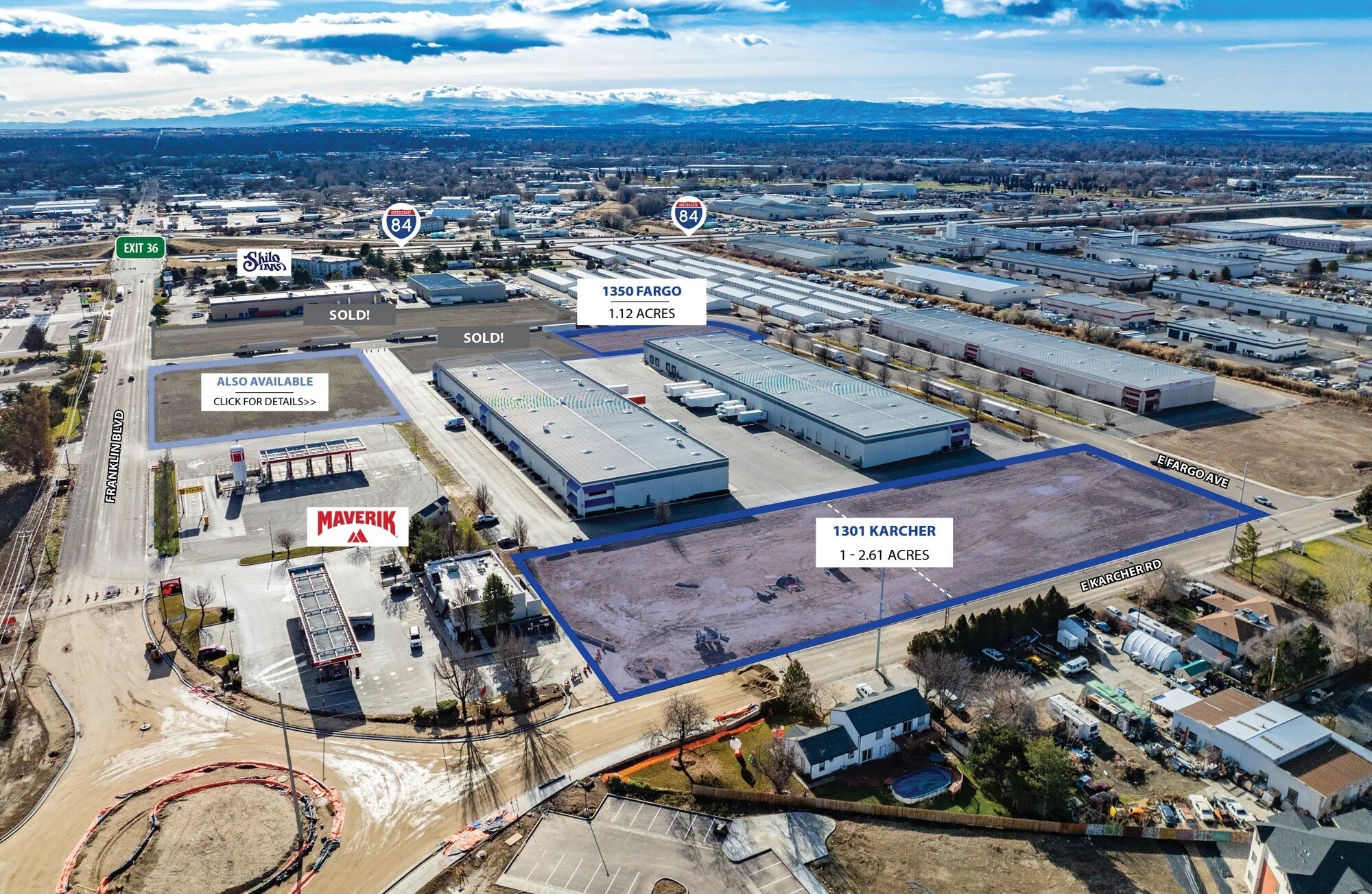 1301 and TBD E Karcher Rd & 1350 E Fargo portefeuille de 2 biens à vendre sur LoopNet.fr Photo principale– Image 1 sur 2