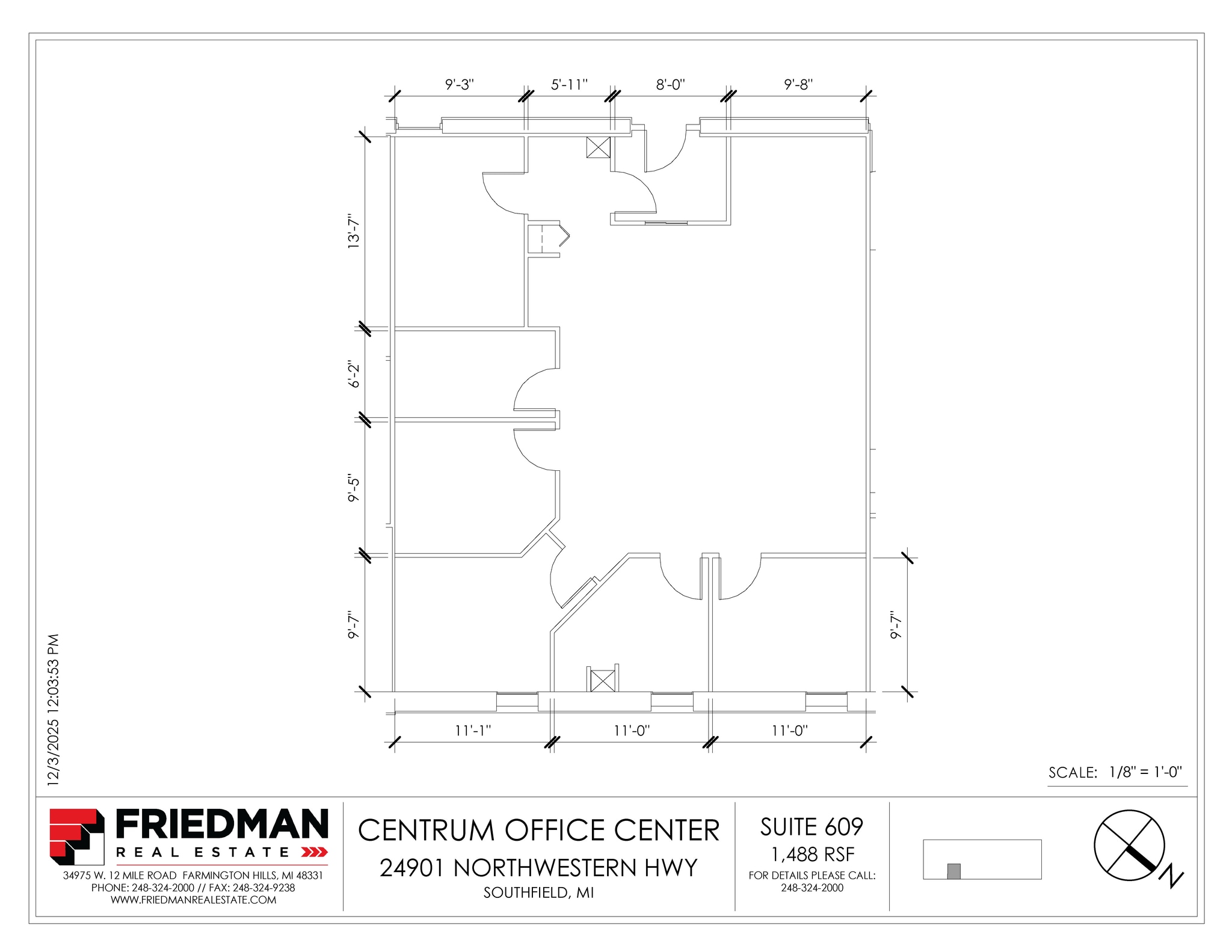24901 Northwestern Hwy, Southfield, MI à louer Plan d’étage– Image 1 sur 1