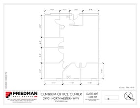 24901 Northwestern Hwy, Southfield, MI à louer Plan d’étage– Image 1 sur 1