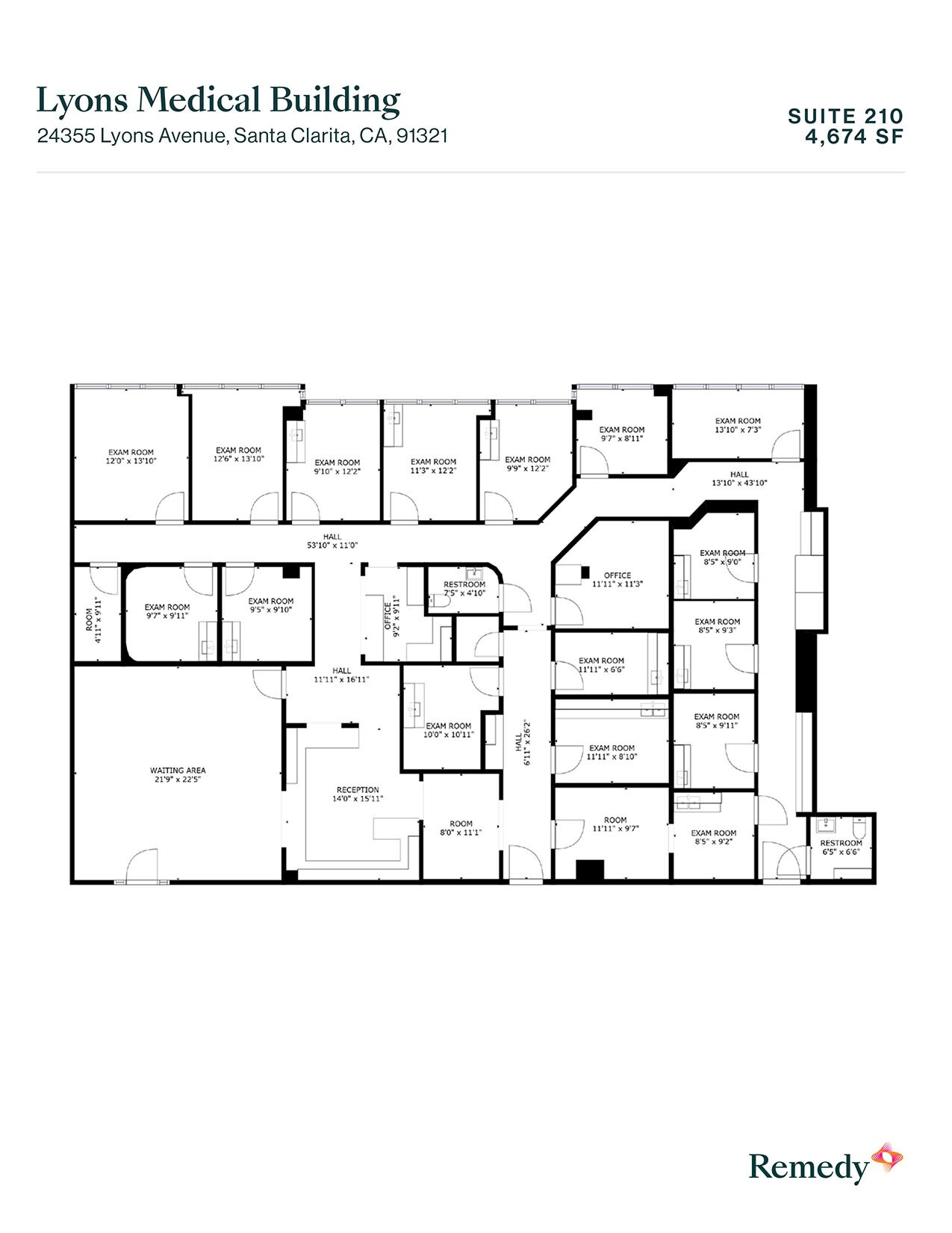 24355 Lyons Ave, Santa Clarita, CA à louer Plan d’étage– Image 1 sur 2