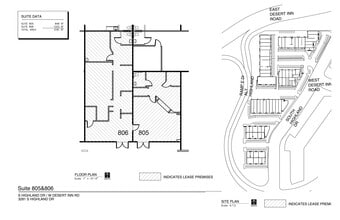 3281 Highland Dr, Las Vegas, NV à louer Plan de site– Image 1 sur 1