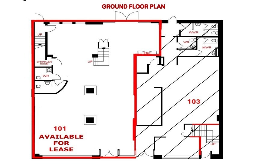 101-105 Murray St, Ottawa, ON à louer Plan d’étage– Image 1 sur 6