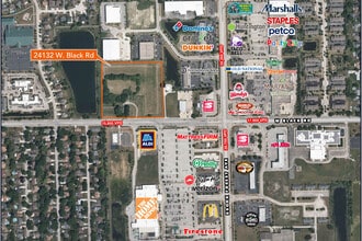 24132 W Black Rd, Shorewood, IL - VUE AÉRIENNE  vue de carte