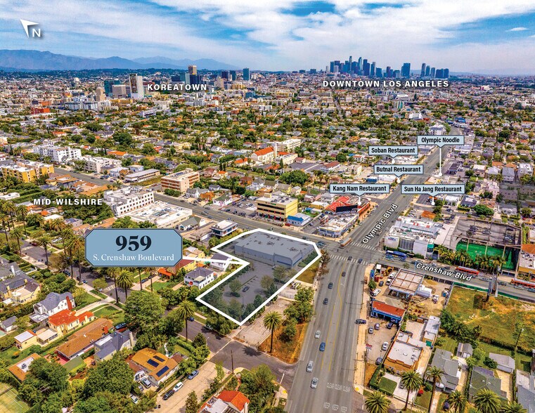 959 Crenshaw Blvd, Los Angeles, CA à vendre - Aérien – Image 2 sur 12