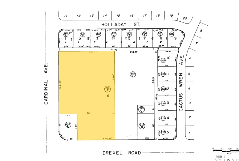 2850 W Drexel Rd, Tucson, AZ à louer - Plan cadastral – Image 3 sur 5