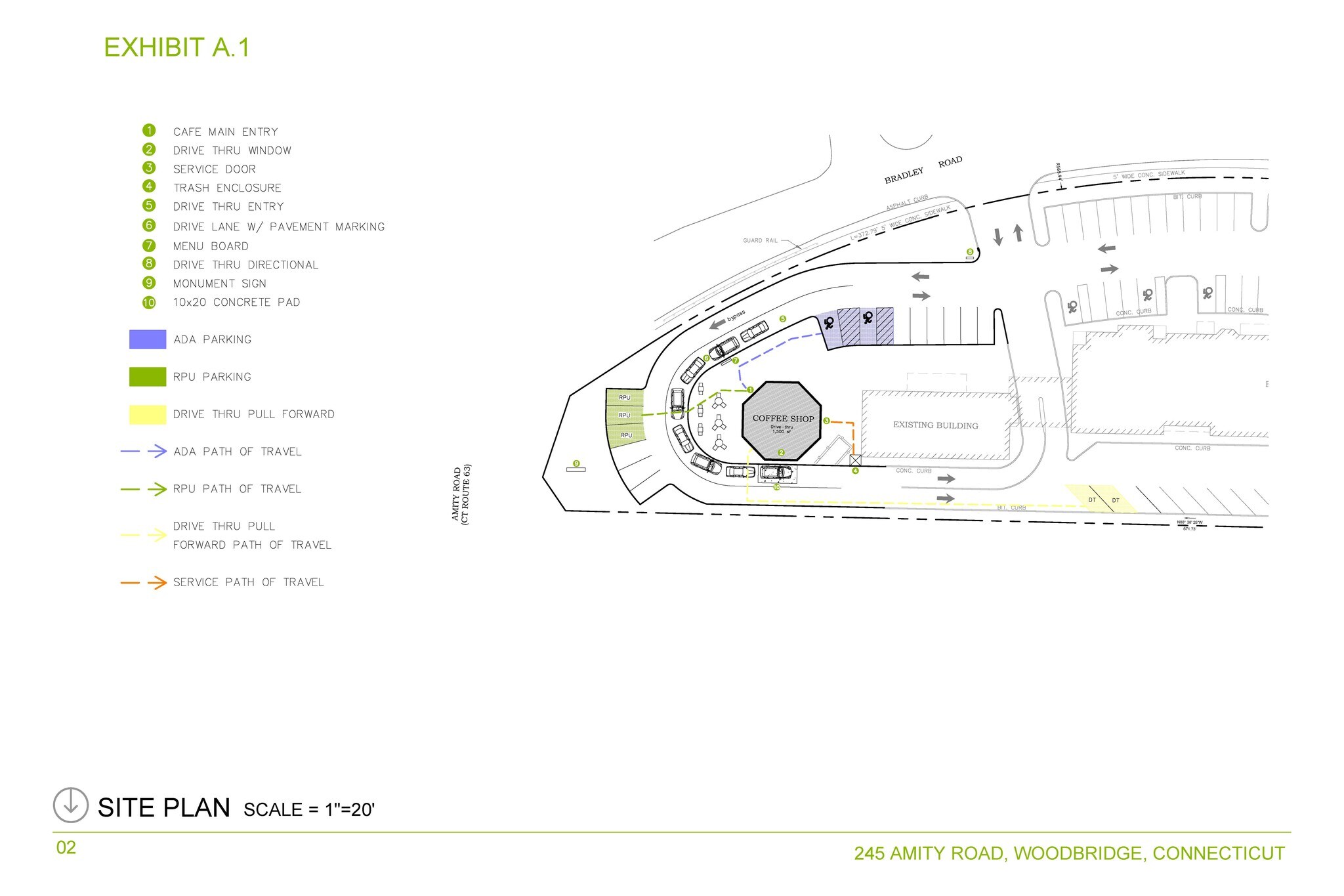245 Amity Rd, Woodbridge, CT à louer Plan de site– Image 1 sur 3