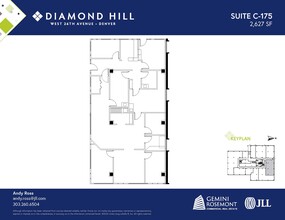 2490 W 26th Ave, Denver, CO à louer Plan d’étage– Image 1 sur 2