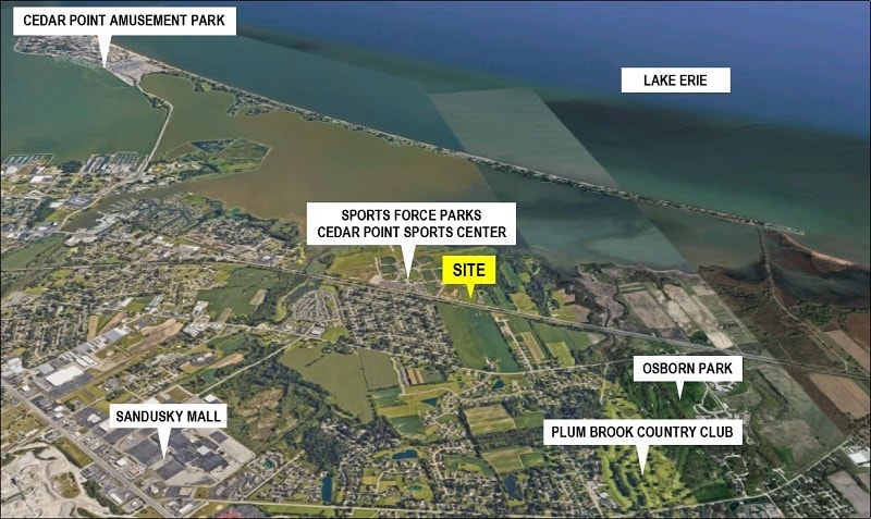 3501 Cleveland Rd, Sandusky, OH à vendre - Aérien – Image 2 sur 3