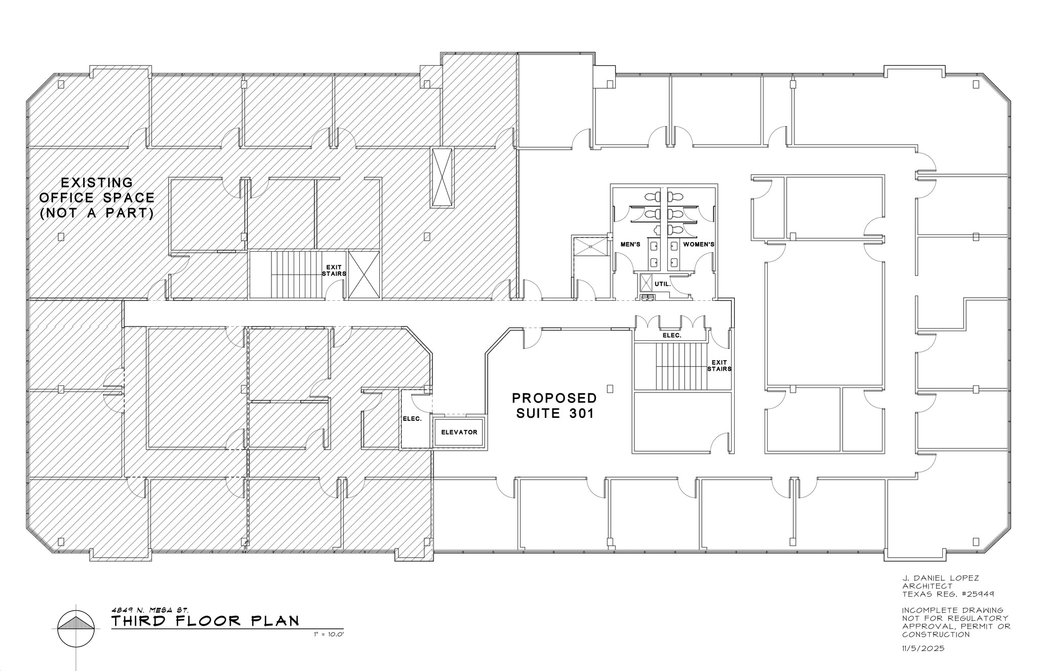 4849 N Mesa St, El Paso, TX à louer Plan de site– Image 1 sur 1
