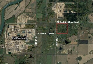 Range Road 213, Fort Saskatchewan, AB - Vue aérienne vue de carte - Image1