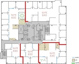 611 Anton Blvd, Costa Mesa, CA à louer Plan d’étage– Image 1 sur 1