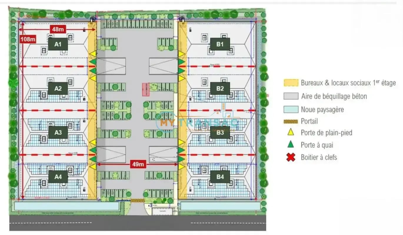 Local d’activités dans Mitry-Mory à louer Photo de l’immeuble– Image 1 sur 7