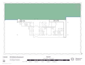 915 Wilshire Blvd, Los Angeles, CA à louer Plan de site– Image 2 sur 2