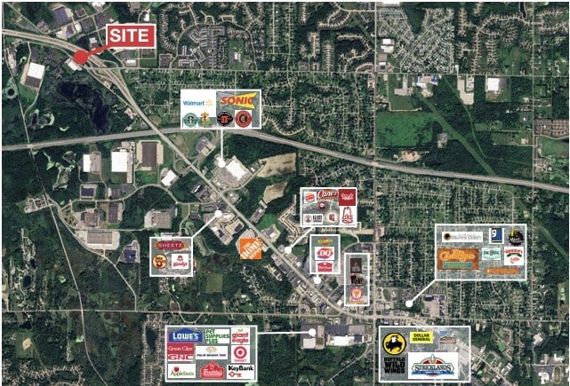 Terrain dans à vendre - Plan de site – Image 2 sur 3