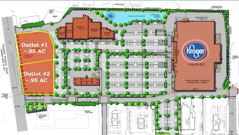 2040 Barnett Shoals Rd, Athens, GA à louer - Plan de site – Image 2 sur 2
