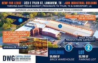 Plus de détails pour 323 E Tyler St, Longview, TX - Industriel/Logistique à louer