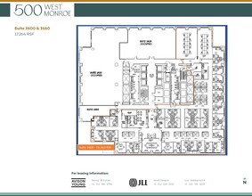 500 West Monroe St, Chicago, IL à louer Plan d’étage– Image 1 sur 1