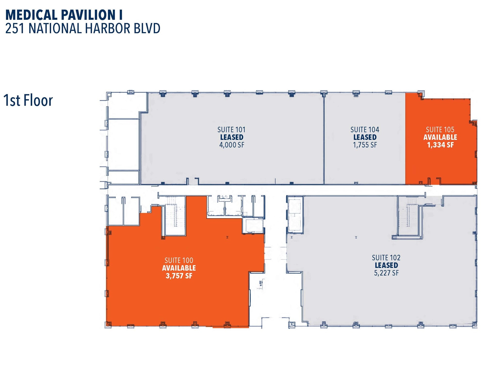 201 National Harbor Blvd, Oxon Hill, MD à louer Plan d’étage– Image 1 sur 1