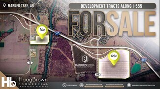 Plus de détails pour I-555 & Hwy 149 + 75 hwy, Marked Tree, AR - Terrain à vendre