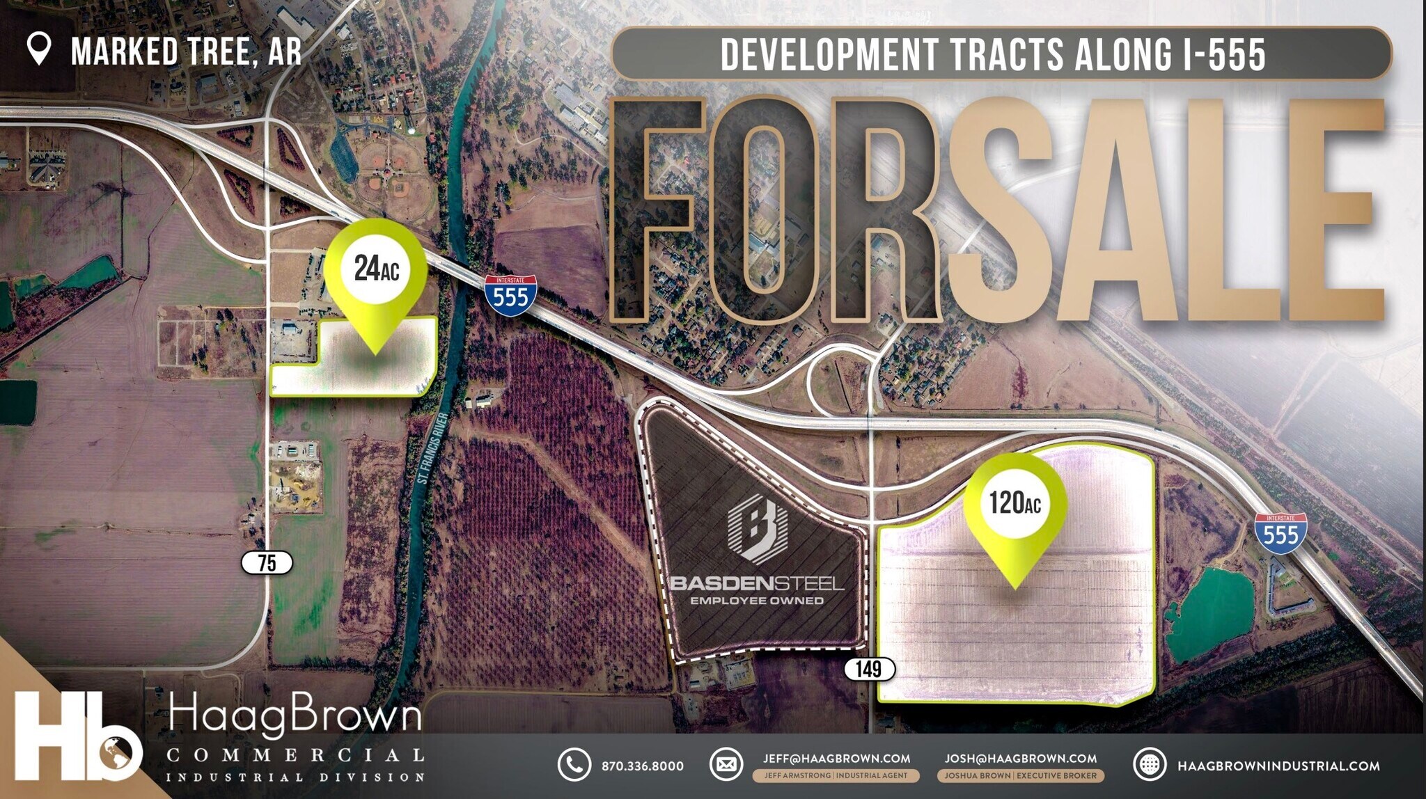 I-555 & Hwy 149 + 75 hwy, Marked Tree, AR à vendre Photo de l’immeuble– Image 1 sur 9
