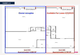 510-520 S Main St, Monroe, OH à louer Plan d’étage– Image 1 sur 5