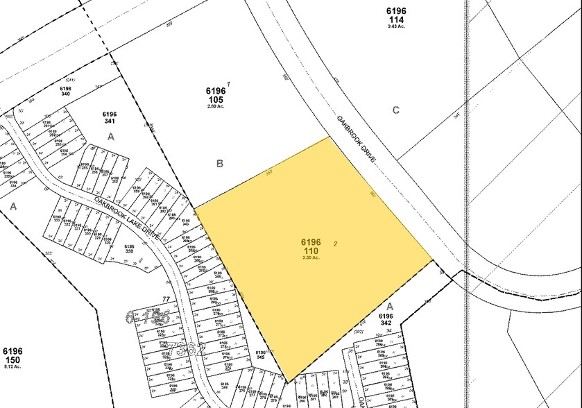 1700 Oakbrook Dr, Norcross, GA à louer - Plan cadastral – Image 2 sur 3