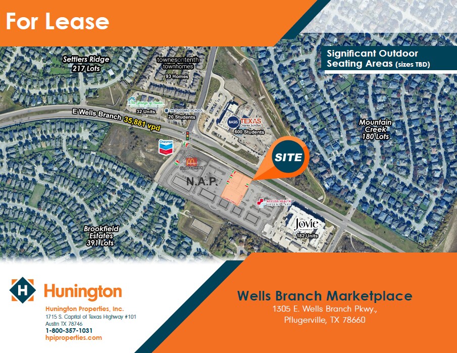 1305 E Wells Branch Pky, Pflugerville, TX à louer Photo principale– Image 1 sur 2