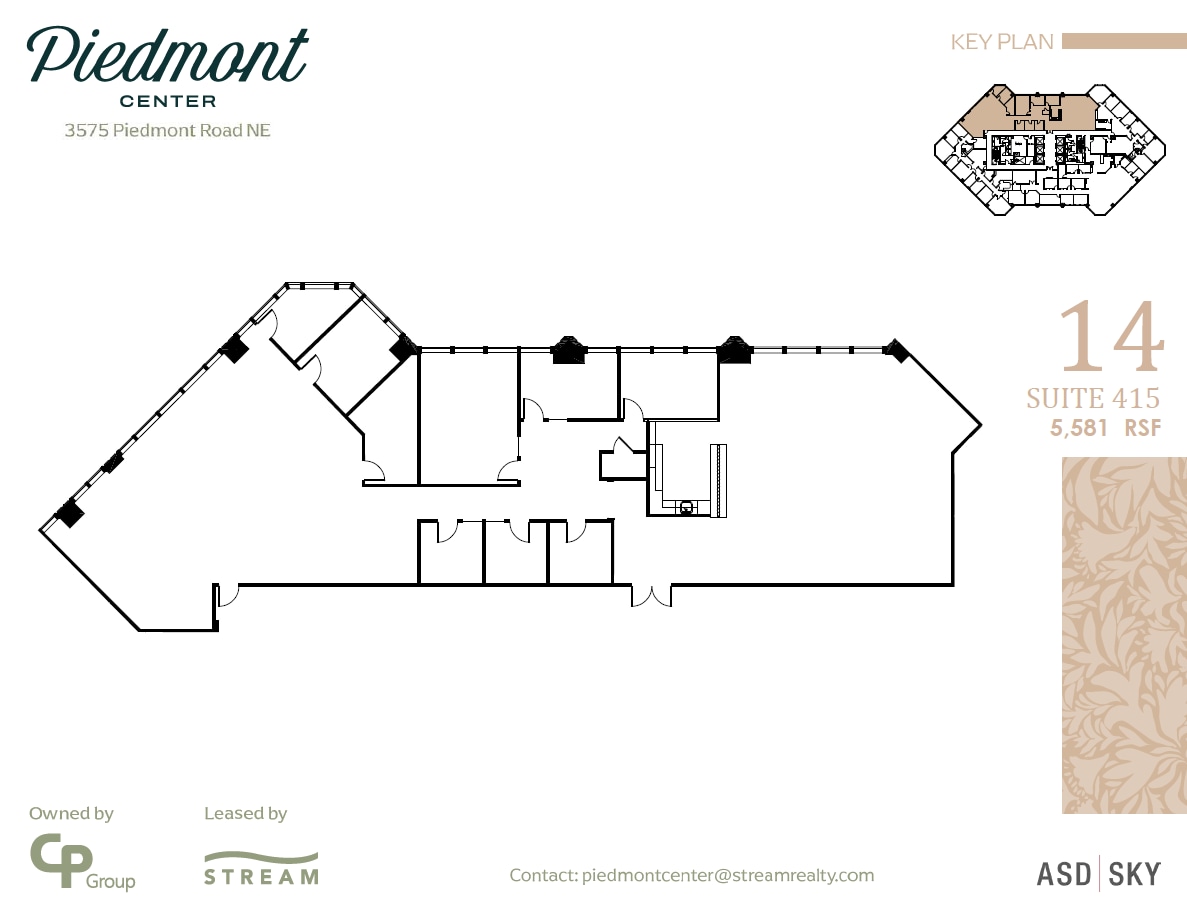 3495 Piedmont Rd NE, Atlanta, GA à louer Plan d’étage– Image 1 sur 1