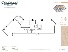 3495 Piedmont Rd NE, Atlanta, GA à louer Plan d’étage– Image 1 sur 1