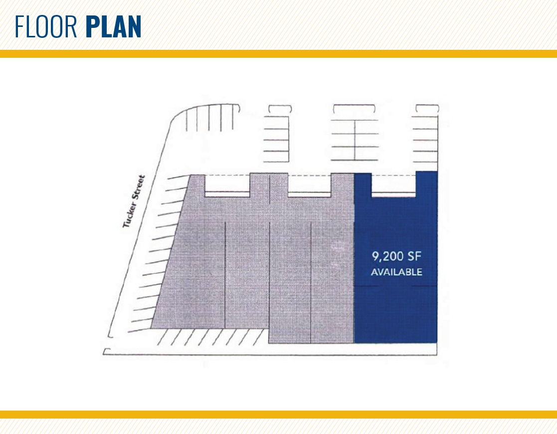 10758-10768 Tucker St, Beltsville, MD à louer Plan d’étage– Image 1 sur 8