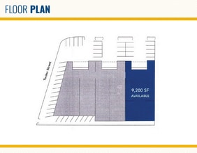 10758-10768 Tucker St, Beltsville, MD à louer Plan d’étage– Image 1 sur 8