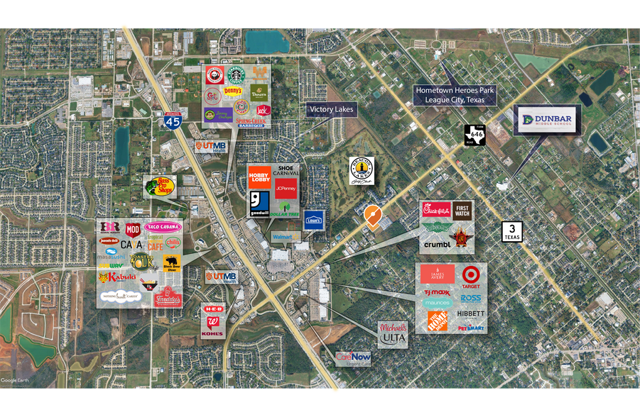 1062 FM 646 Rd, League City, TX à louer - Aérien – Image 2 sur 6