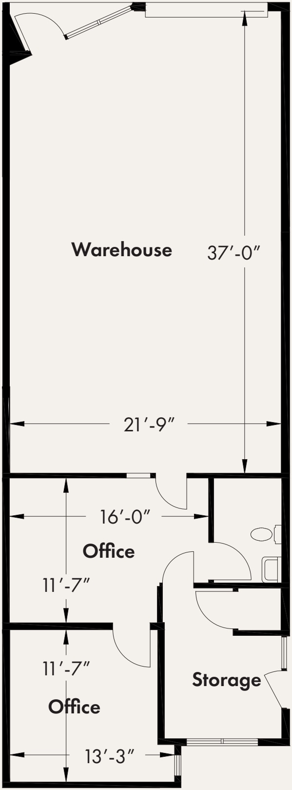 2209 W 1st St, Tempe, AZ à louer Plan d’étage– Image 1 sur 2