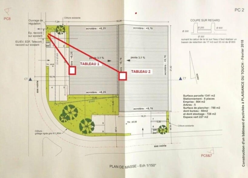 Local d’activités dans Plaisance-du-Touch à louer - Plan de site – Image 2 sur 2
