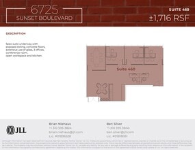 6725 W Sunset Blvd, Los Angeles, CA à louer Plan de site– Image 1 sur 1