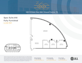 1901 N State Highway 360, Grand Prairie, TX à louer Plan d’étage– Image 1 sur 1