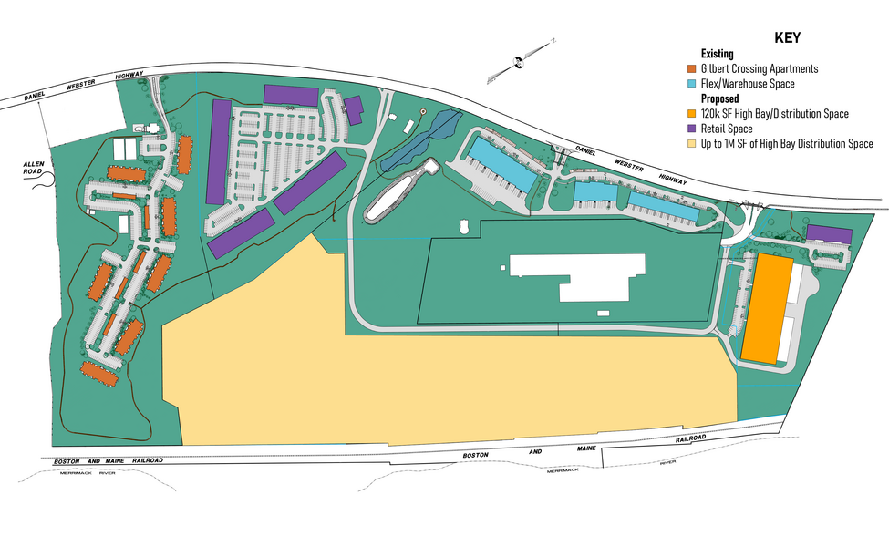 703 Daniel Webster Hwy, Merrimack, NH à louer - Plan de site – Image 3 sur 10